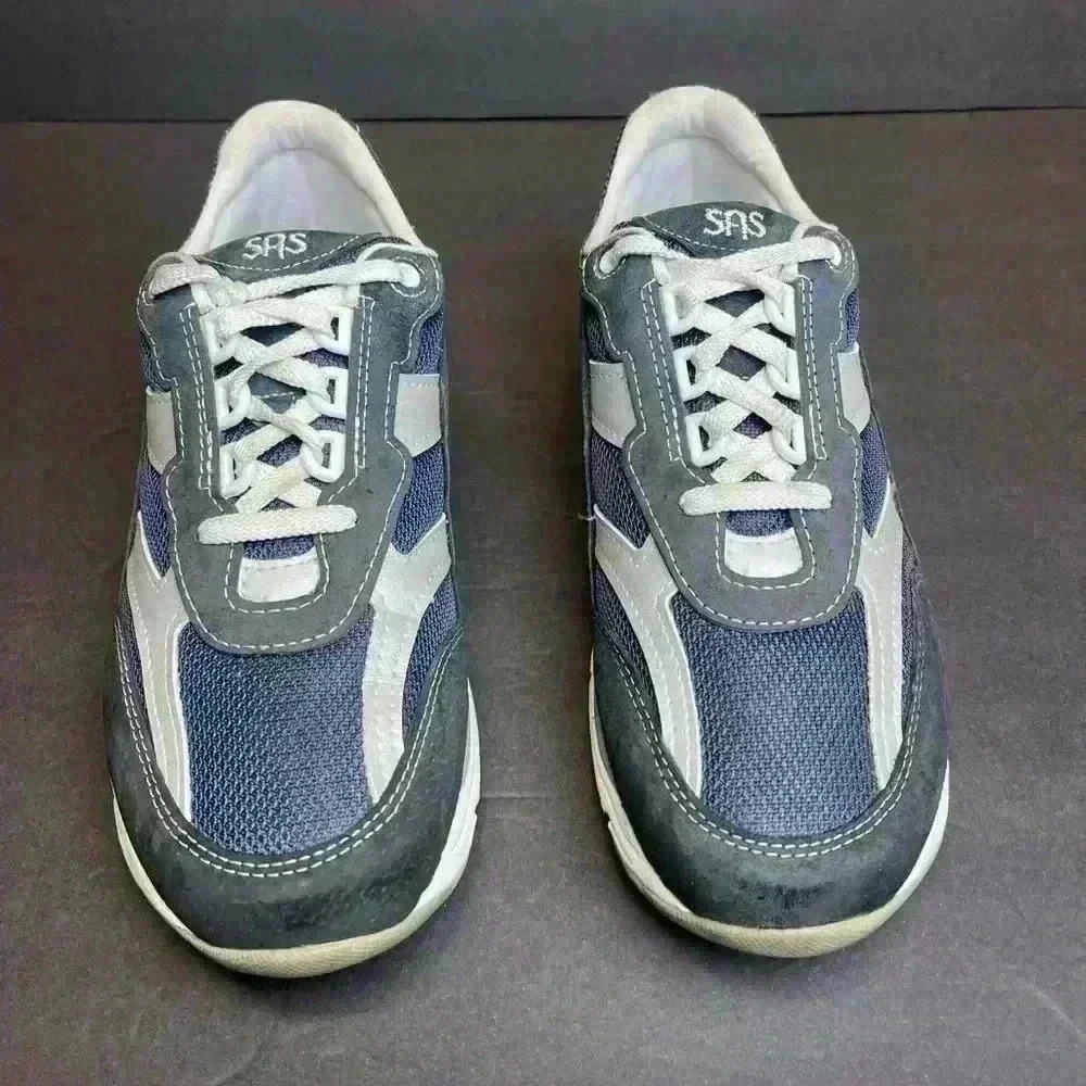 SAS Men's Sneakers in Blue and Gray